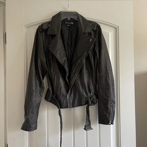 Forever 21 Faux Leather Coat